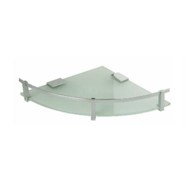 Corner Glass Shelf with Frame